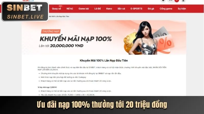 Thưởng nạp tiền 888 Slots